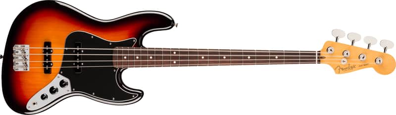 FENDER - American Professional Classic Jazz Bass Rosewood Fingerboard 3-Color Sunburst - 0198640300 image 1