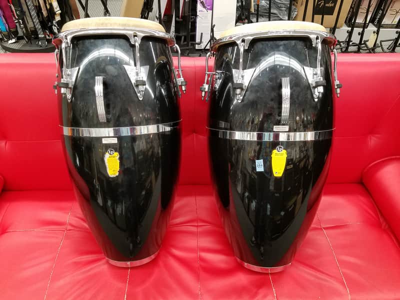 Latin Percussion LP559X-1BK Carlos "Patato" Valdez Signature 11.75" Fiberglass Conga image 1