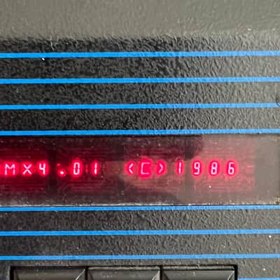 Oberheim DMX 8-Voice Drum Machine 1981 - Blue with Wood Sides image 19