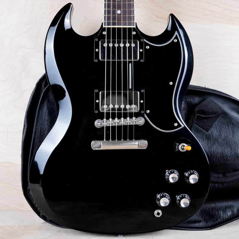 Greco Mint Collection SS-600P MIJ 1990 Ebony Maxon Screamin' PAFs Japan SG Special w/ Bag image 1