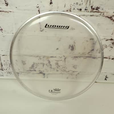 Lot of 4 Ludwig Clear Tom Heads 10" 12" 14" 16" image 2