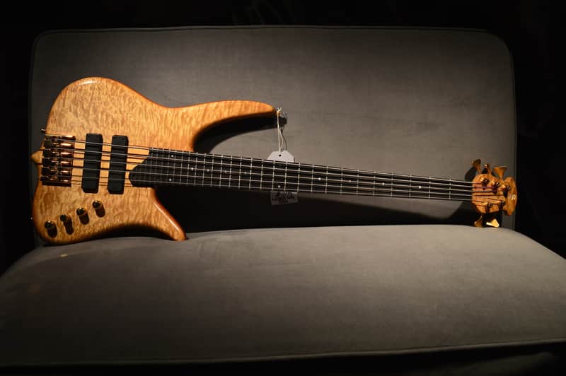 Surine 5 String Bass Guitar Quest Series flamed maple spectacular NTVII 5 active image 1