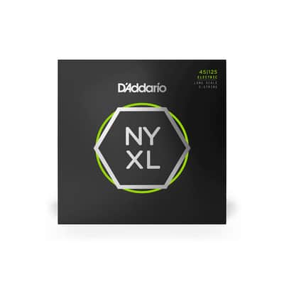 D'Addario NYXL45125 Long-Scale 5-String Bass Strings - Light Top/Medium Bottom 45-125 image 2