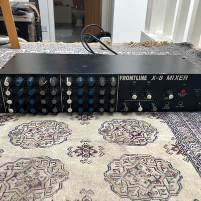 read description: rare Frontline  X8 Mixer - Vintage, Made in Japan, Rackmount Mixer image 1