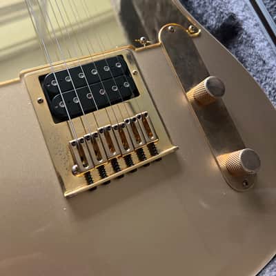 VIDEO! Squier John 5 Signature J5 Telecaster - (US customers, tax included in shipping cost) Frost Gold with hard case image 10