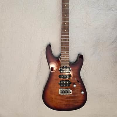 Harley Benton Fusion-III 2025 - Gotoh Tuners - Flamed Bengal Burst image 1