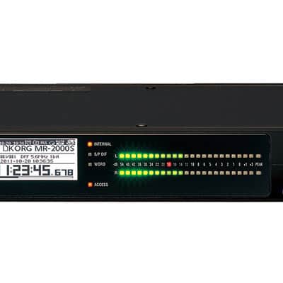 PRICE DROP! -> Deck #1 ... Korg MR-2000S-BK-SSD 1 Bit Studio Recorder with Solid State Drive 2010s - Black image 2