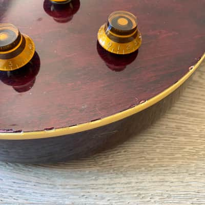 1970s Greco Les Paul Standard See Through Red Order Made Maxon U3000 Seymour Duncan SH-15 Japan Vintage image 4