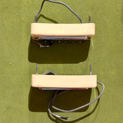 Gibson Vintage Mini Humbucker Set 1969 - 1974 Patent Number Sticker Pickup Set image 5