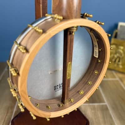 Pisgah Possum 11" 5-String Banjo with Persimmon Tone Ring Walnut Rim and Neck, Persimmon Fretboard image 9