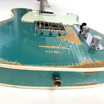 Fender Telecaster Custom 60 Heavy Relic Custom Shop 2013 Teal Green Metallic image 21