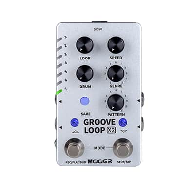 Mooer Groove Loop X2 Stereo Looper With 14 Save Slots Drum Machine Pedal 121 Different Drum,price include the import duty for US buyer image 2