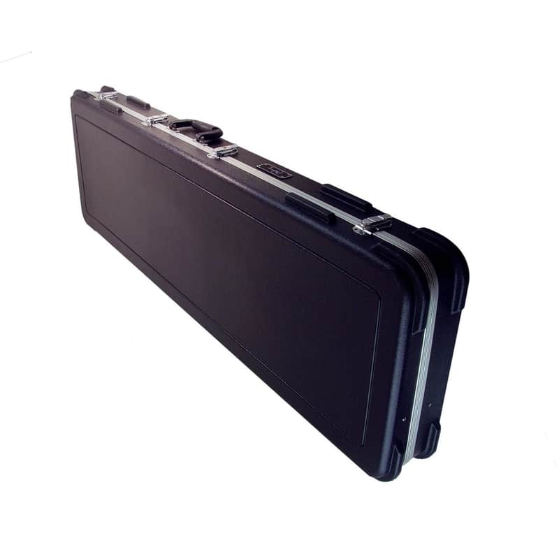Deluxe ABS Rectangular Electric Bass Guitar Case | Lightweight, Reinforced, Plush Interior image 1