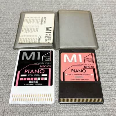 Korg M1 MPC-05 and MSC-05 PIANO Set