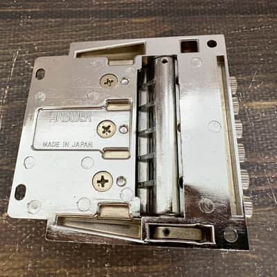 Unused ANSWER SHIFT-2001 Roller Saddle Tremolo Bridge Chrome w/ Locking Nut image 7