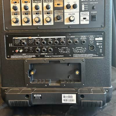 A Pair Of Roland BA 330 Portable Amplifiers - Black, Each includes a Roland Roller case. image 5