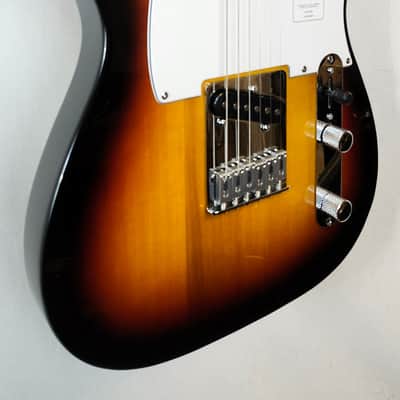 Fender Standard Telecaster Electric Guitar Laurel Fingerboard, White Pickguard, 3-Color Sunburst image 4
