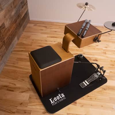 LOOTA PROFESSIONAL DRUM KIT BUNDLE, DARK ARCTIC BIRCH, WITH RIGHT FOOT PEDAL image 6