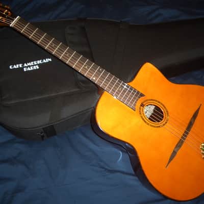 ON SALE. Cafe Americain Gypsy Jazz Guitar, From France Beautiful Manon Model. image 2