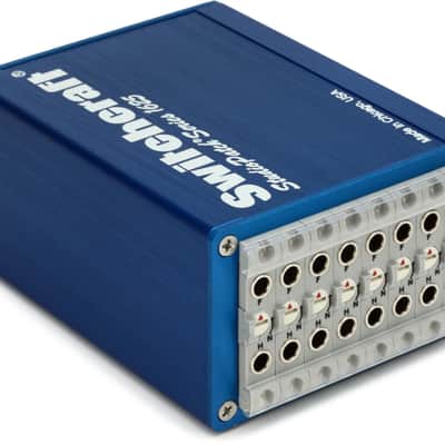 Mamba 16 XLR Male to 2 DB25 Tascam Analog Pinout 1RU Patch Bay