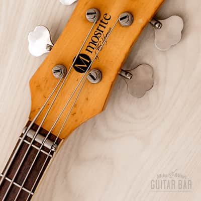 1966 Mosrite Ventures Model Bass Pearl White w/ Case, USA-Made Bakersfield image 3