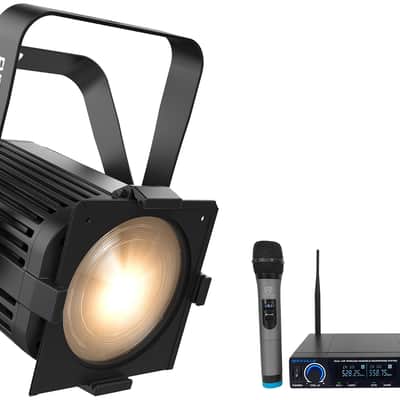 Chauvet DJ EVE P-140 VW DMX D-Fi Cool/Warm White Wash Stage Light+Wireless Mics image 1