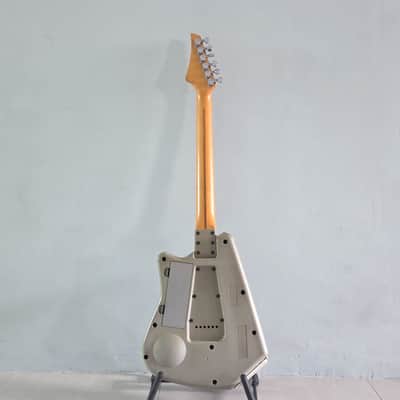 Casio EG-5 Electric Guitar with Onboard Cassette Deck / Amplifier 1980s - White image 12