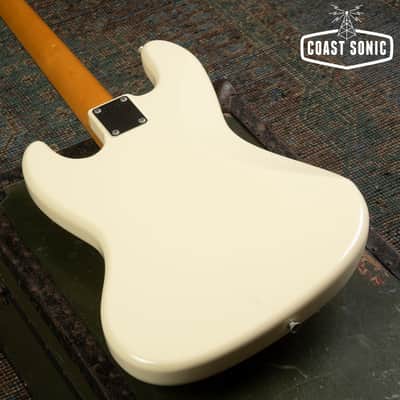 2010 Fender '62 Reissue Jazz Bass JB62 Made in Japan - Vintage White image 9