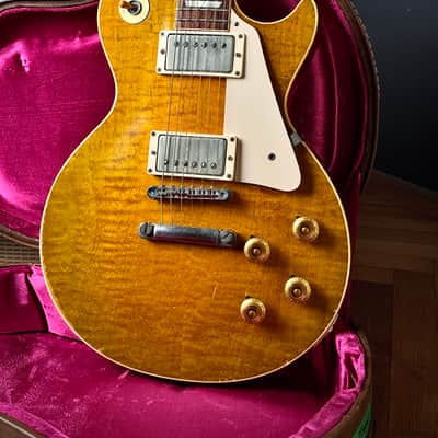 2015 Gibson Les Paul 1959 True Historic Murphy Aged Dirty Lemon image 4