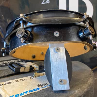 Terry Bozzio's DW - 2x10" Maple Piccolo Concert Tom with Mount "F", Autographed! 1998–2002 Transparent Dark Walnut Satin Oil image 10