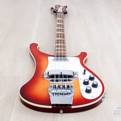 1965 Rickenbacker 4001 Vintage Neck Through Bass Fireglo w/ Case image 11