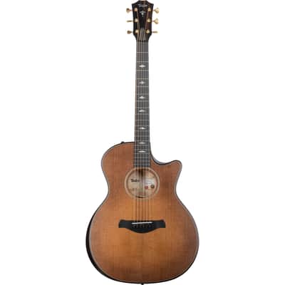 Taylor 614ce Builder’s Edition Acoustic Electric Guitar - Wild Honey Burst image 4