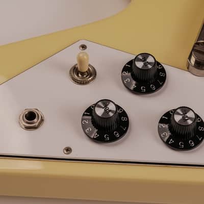 ESP Edwards E-FV-120D Vintage White 2014 MIJ Flying V – Seymour Duncan SH-1 / SH-4 image 3