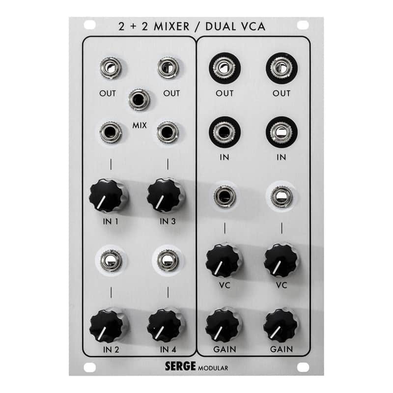 Random Source Serge 2+2 Mixer/Dual VCA Eurorack Module image 1