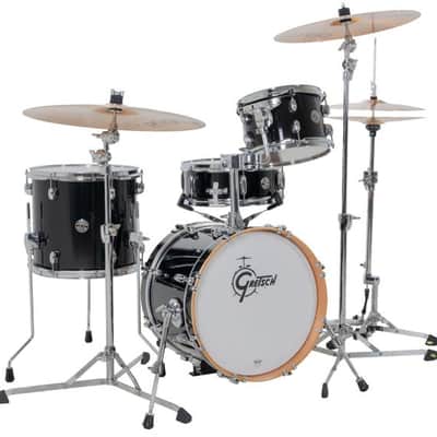 Gretsch Drums Catalina Club Micro 4-piece Shell Pack - Piano Black image 3