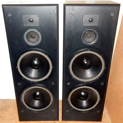 KLH AV-55 semi vintage large tower speakers image 1