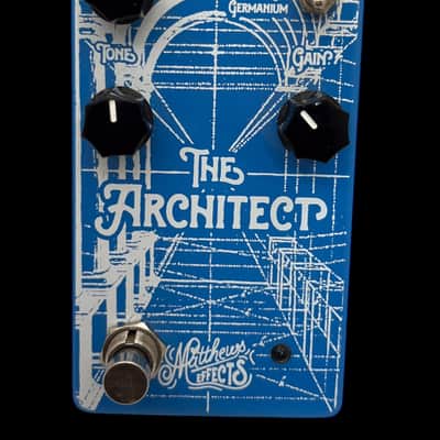 Matthews Effects The Architect Foundational Overdrive/Boost V2 2010s - Blue X7469 image 1