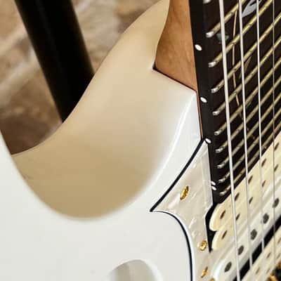 Ibanez JEM7V-WH Steve Vai Signature with Ebony Fretboard 1994 - White image 7