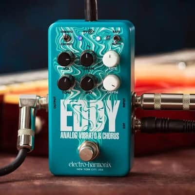 Electro-Harmonix Eddy Analog Chorus and Vibrato 2020 - Present - Aqua image 1