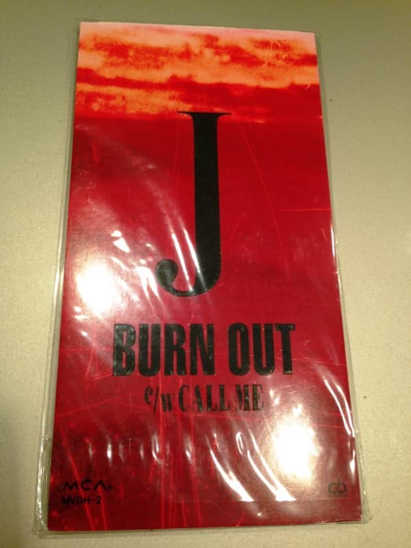 ★ NEW 1ST PRESS J BURN OUT c/w CALL ME BLONDIE CD SINGLE LUNA SEA INORAN NEO SUGIZO ECLIPSE J BLACK GOLD PYROBABY ESP JAPAN ★ image 1