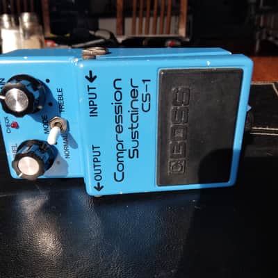 Boss CS-1 Compression Sustainer Needs Tweaking (Black Label) May 1981 - Blue image 3