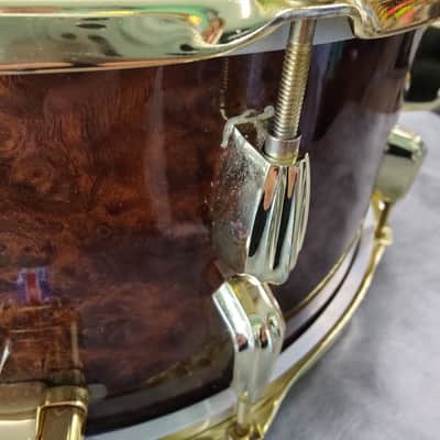 Used Stone Custom Drums 6.5x14" Mahogany image 13