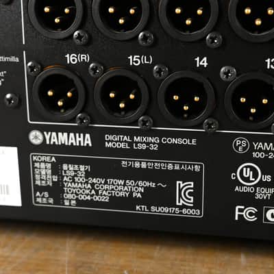 Yamaha LS9-32 32-Input Digital Mixing Console CG012RC image 13