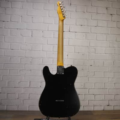 Rust (30th Street Guitars NYC) Thinline T-Style Electric Guitar 2020 Black Relic w/Case image 8