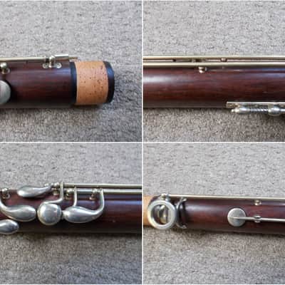 Playable French Bassoon with Original Bocal, Hawkes & Son Excelsior Low Pitch image 10