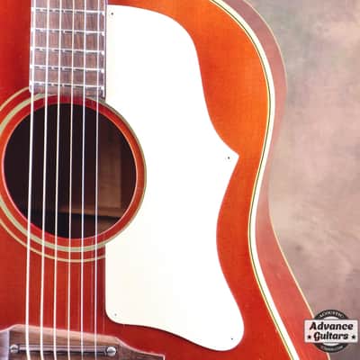 Gibson 1966 J-45 Cherry Red “BGN” Stamped image 8