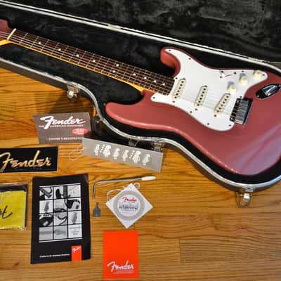 1995 Fender Stratocaster - Limited Edition Matching Headstock - Burgundy Mist image 9