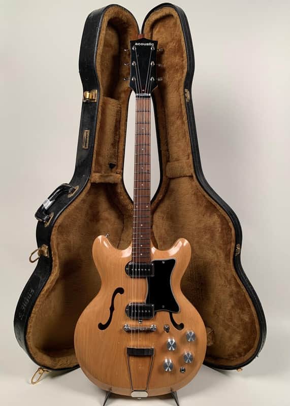 1968 Acoustic Prototype "Show" Blonde Black Widow w/OHSC Hendrix & Zappa image 1