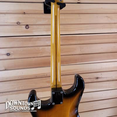 1996 MiJ Fender "FujiGen" '57 Stratocaster Reissue with RR HC, OG Fender Gig Bag, Sunburst, 8lbs 1oz image 6