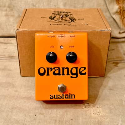 Orange Sustain Guitar Effect Pedal ~2022 - Orange image 3